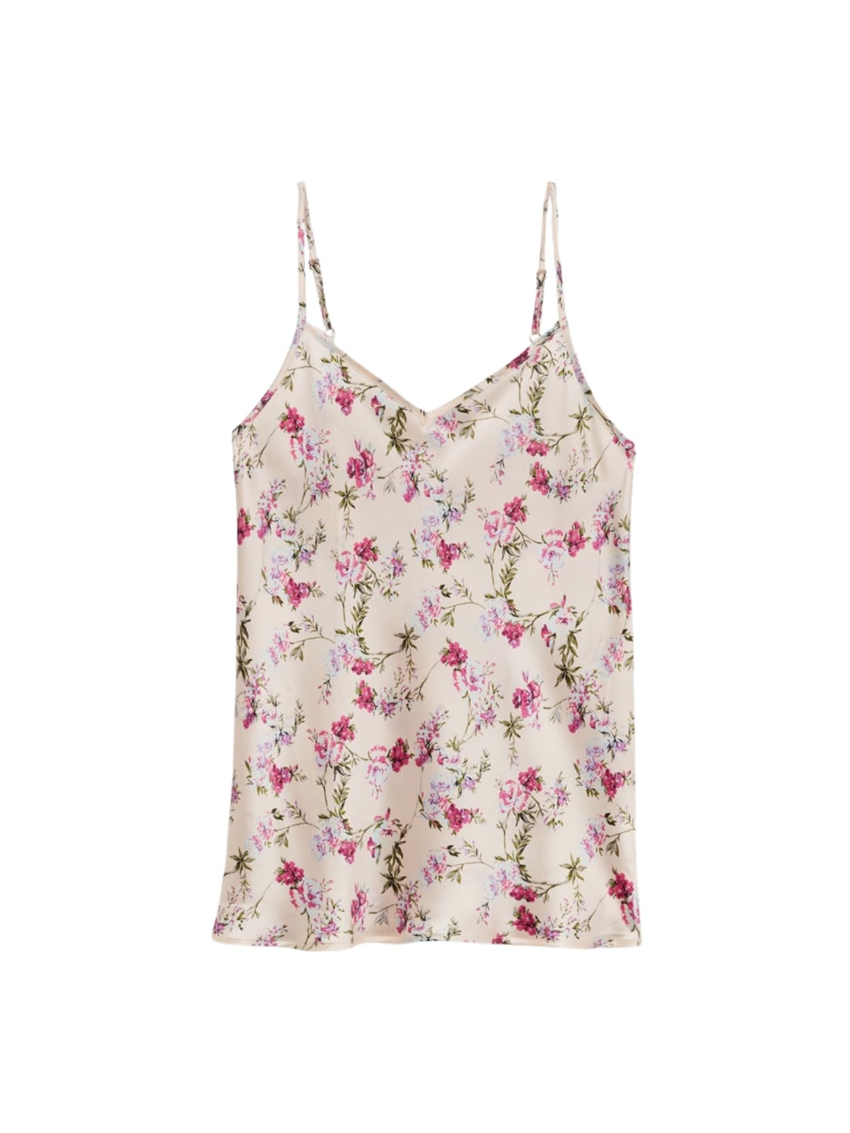 Top Em Seda Pretty Flowers Rosa Intimissimi