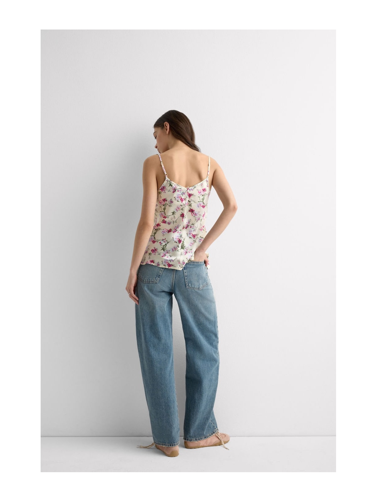 Top Em Seda Pretty Flowers Rosa Intimissimi