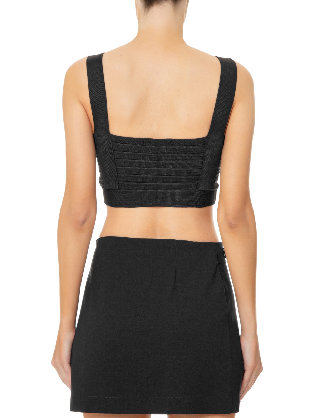 Top Em Tricot Nervura Preto '2Essential