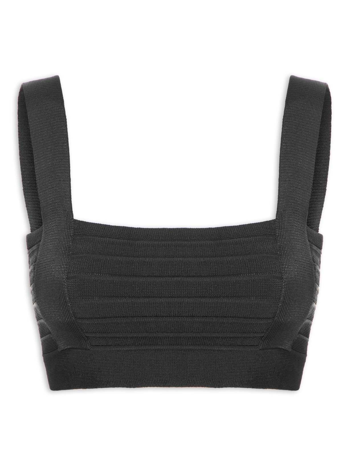 Top Em Tricot Nervura Preto '2Essential