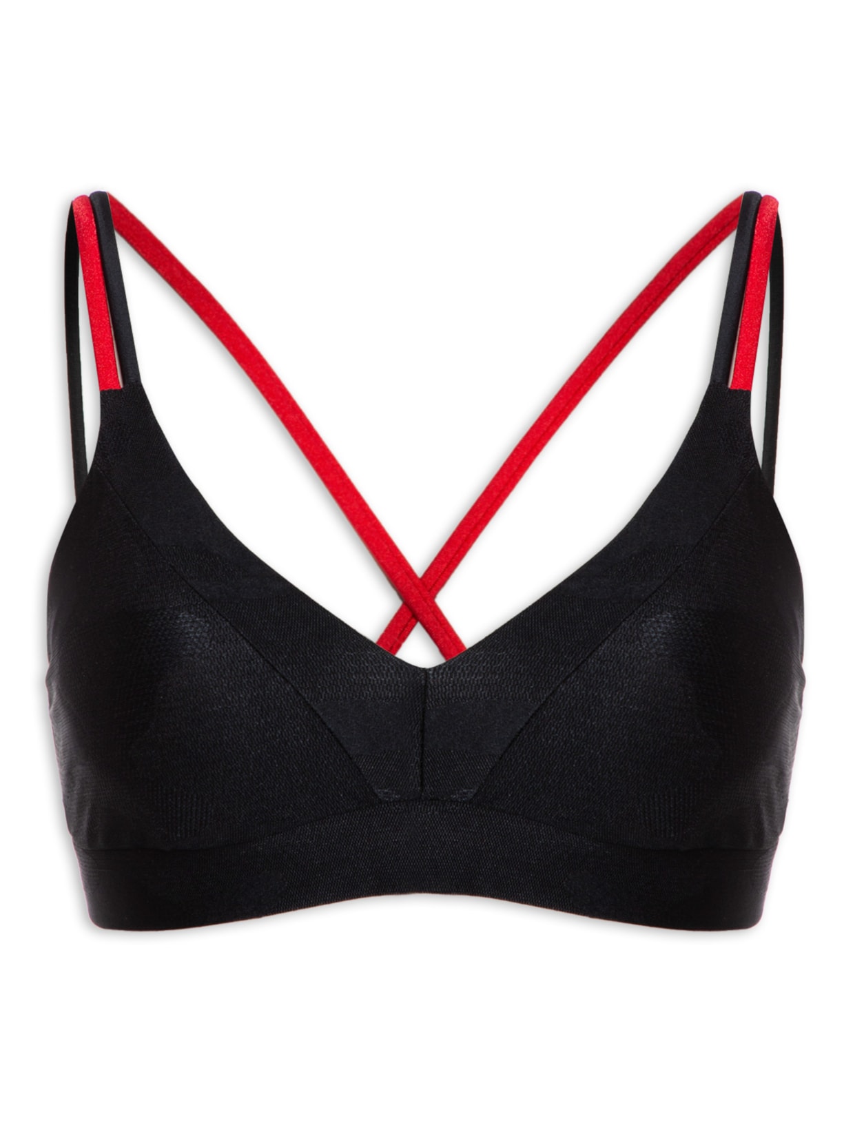 Top Especial Estampado Preto Body For Sure