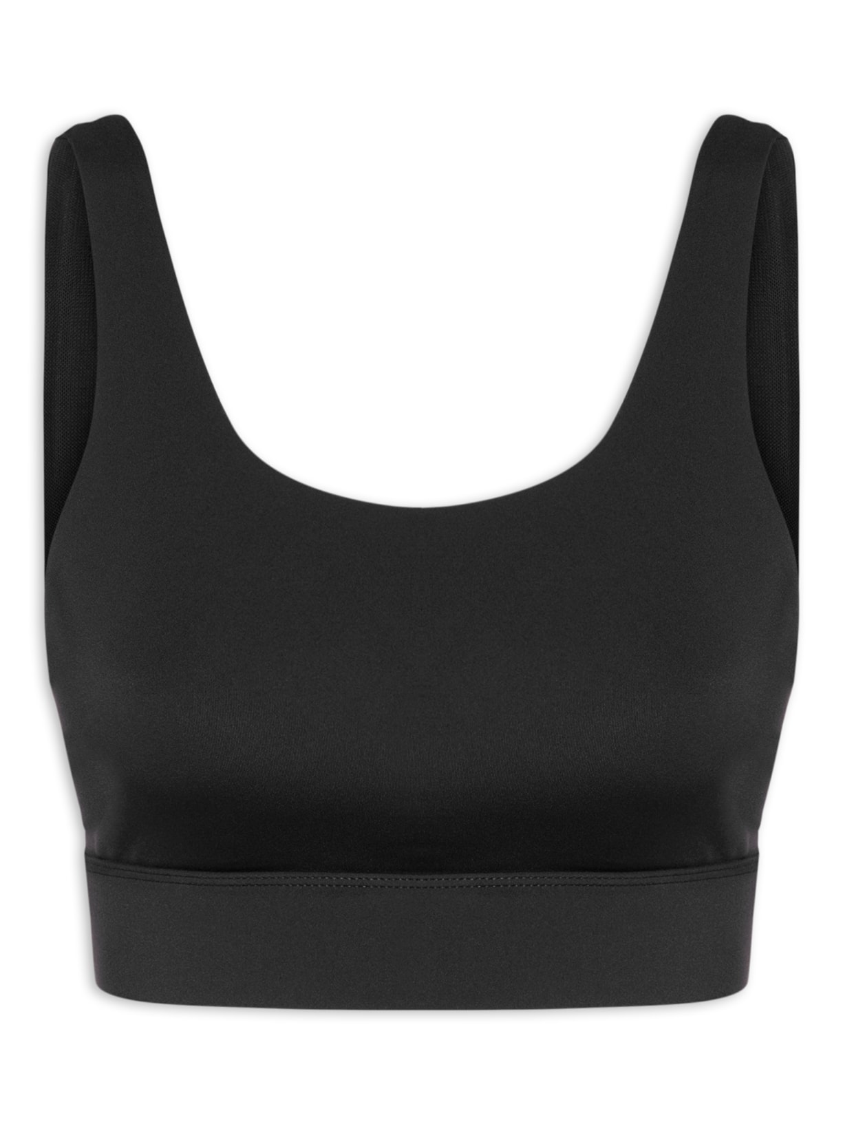 Top Esportivo Com Transpasse Costas - Preto