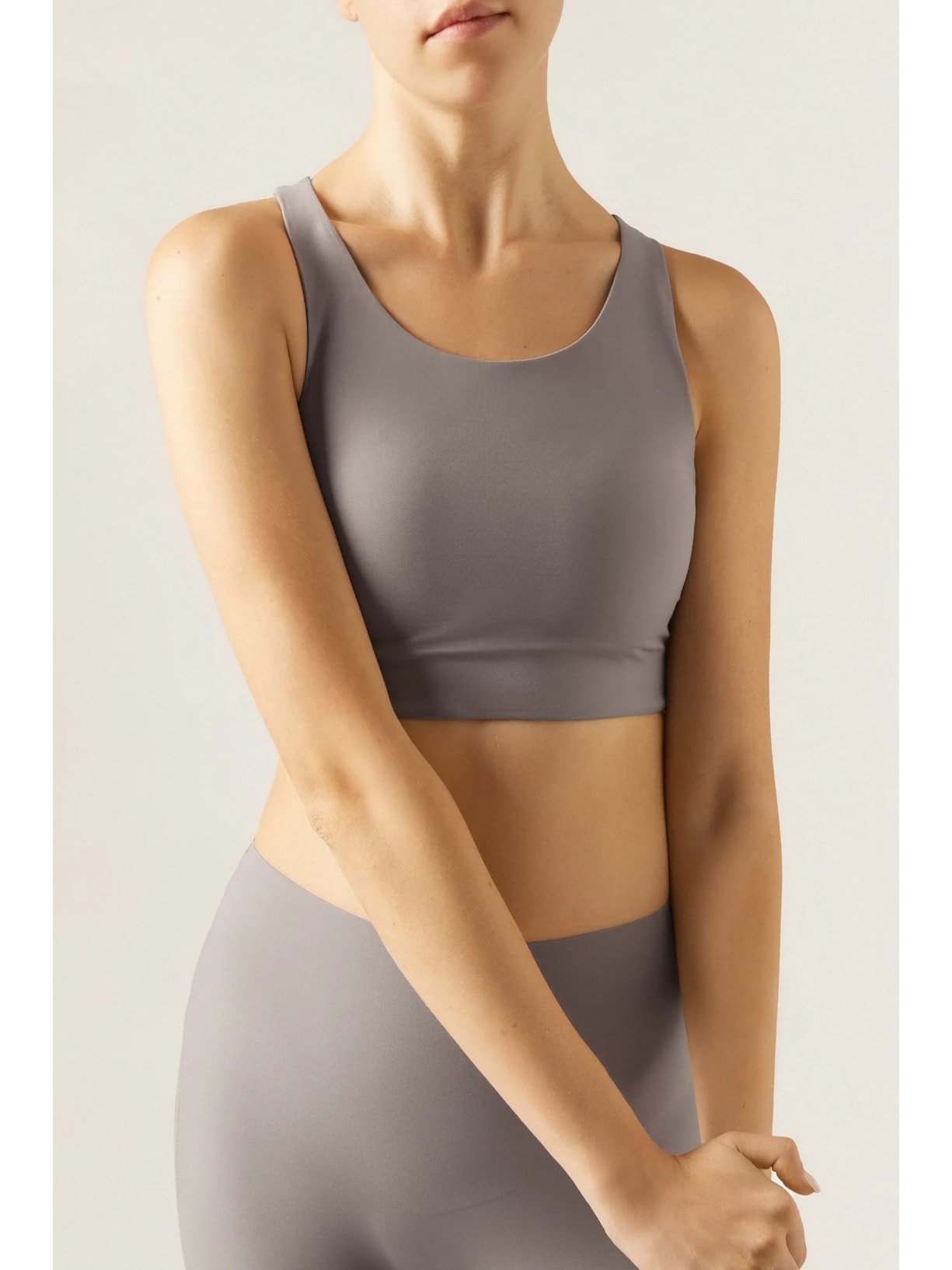 Top Esportivo Sculpt Cinza Calzedonia