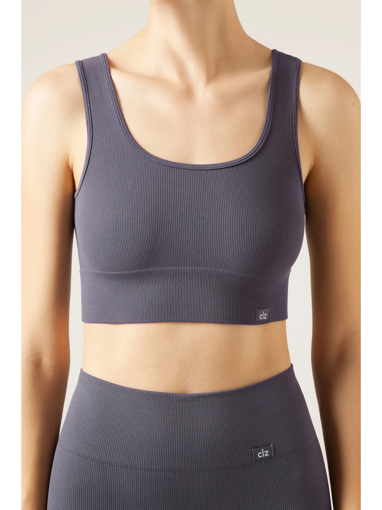Top Esportivo Seamless Cinza Calzedonia