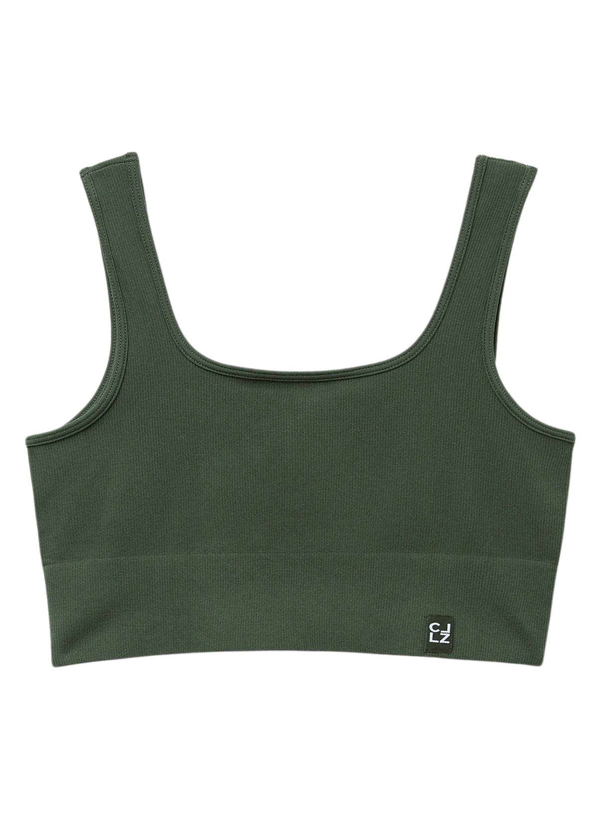 Top Esportivo Sem Costuras Verde Calzedonia