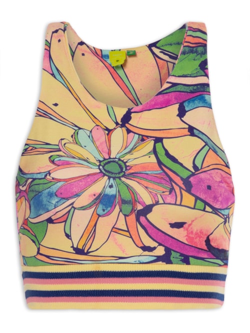 Top Esportivo Sonho De Banana - Amarelo
