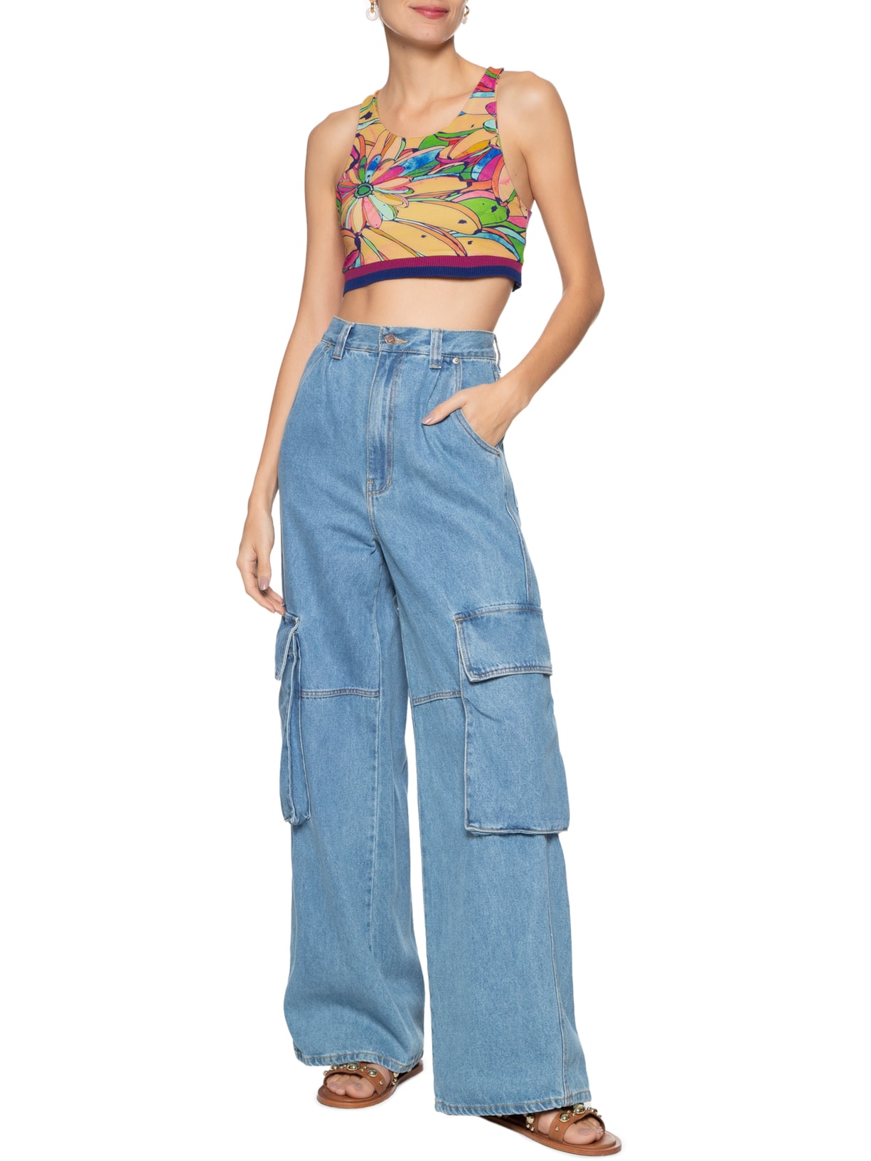 Top Esportivo Sonho De Banana Amarelo Farm