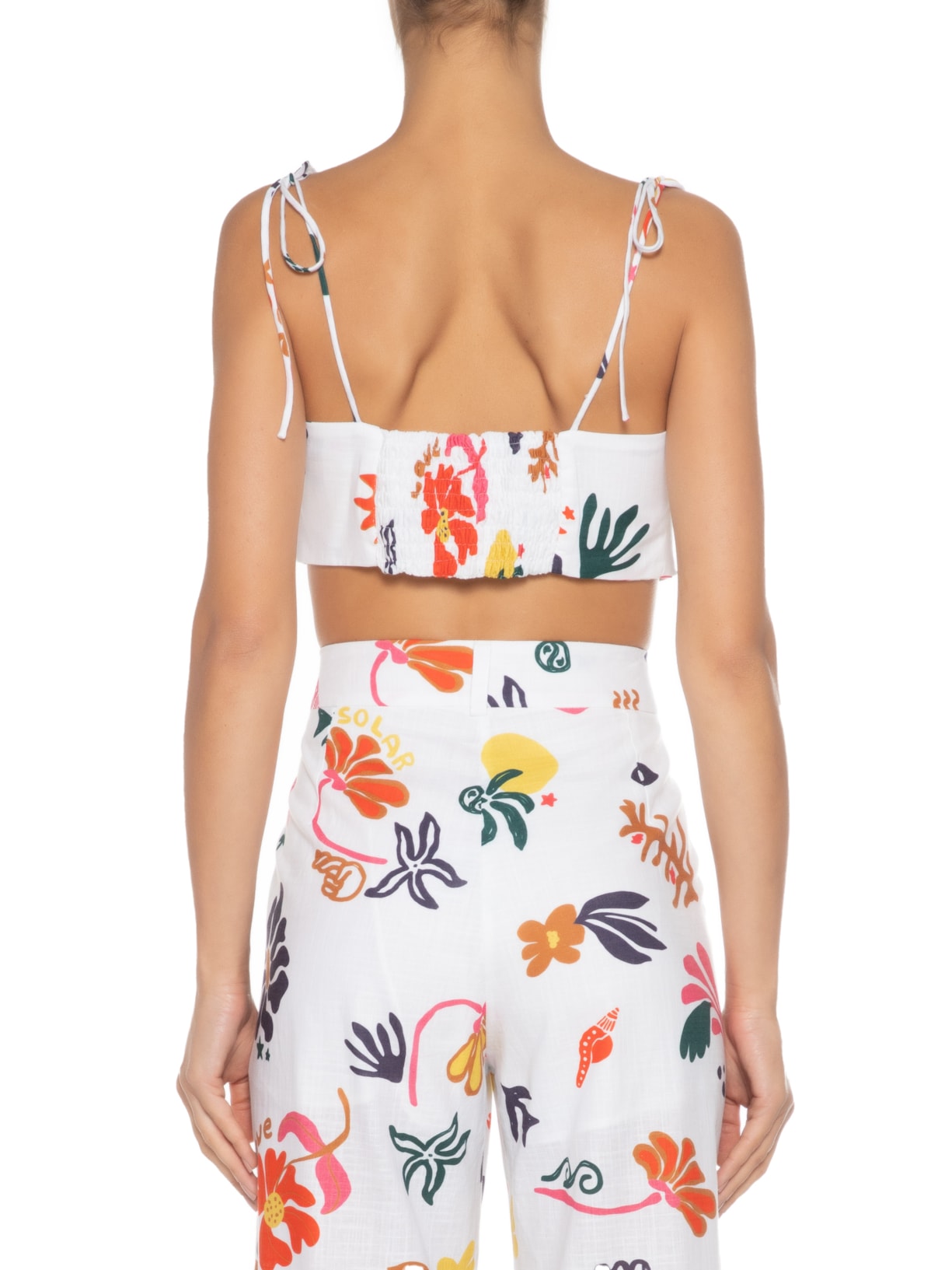 Top Estampa Amar Branco Dress To