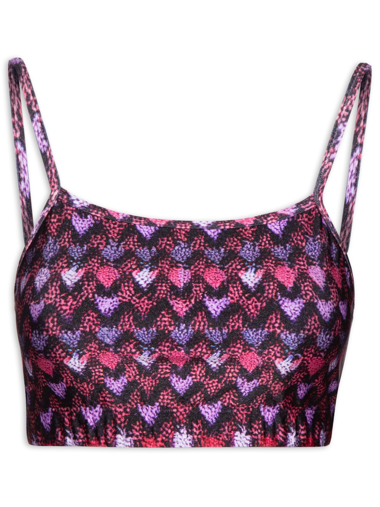 Top Estampado Landscape - Roxo