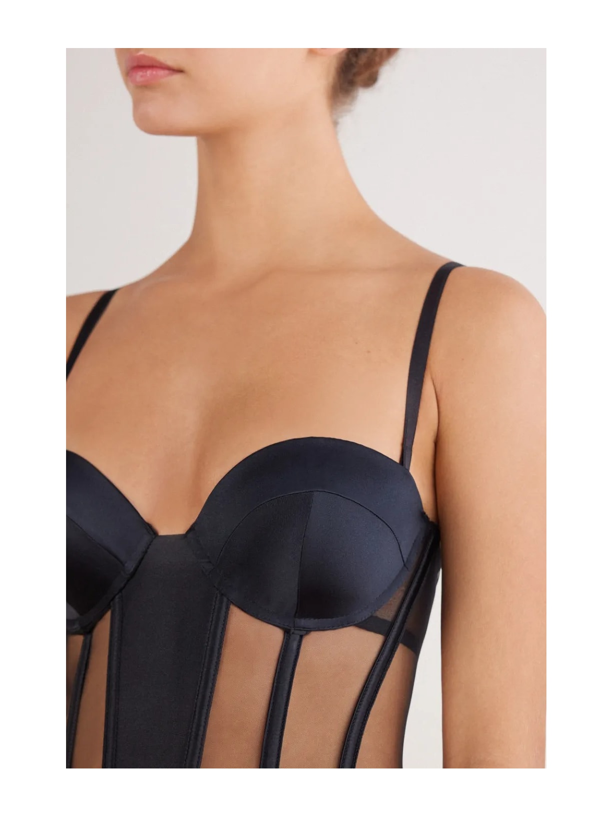 Top Estruturado Anna Handcrafted Luxury Preto Intimissimi