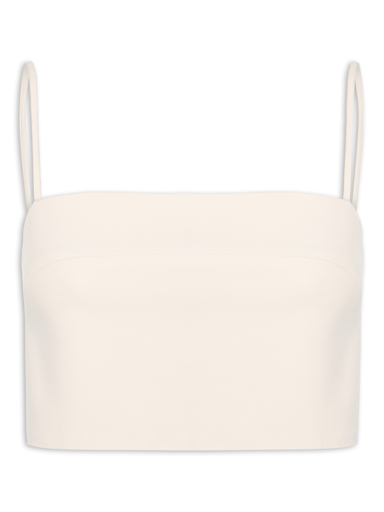 Top Faixa Crepe Whitecap - Off White
