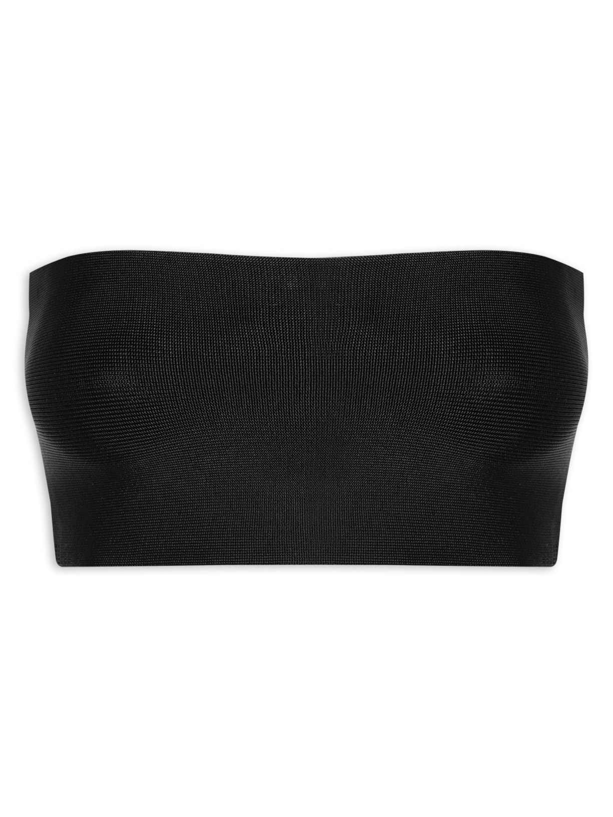 Top Faixa Tricot - Preto