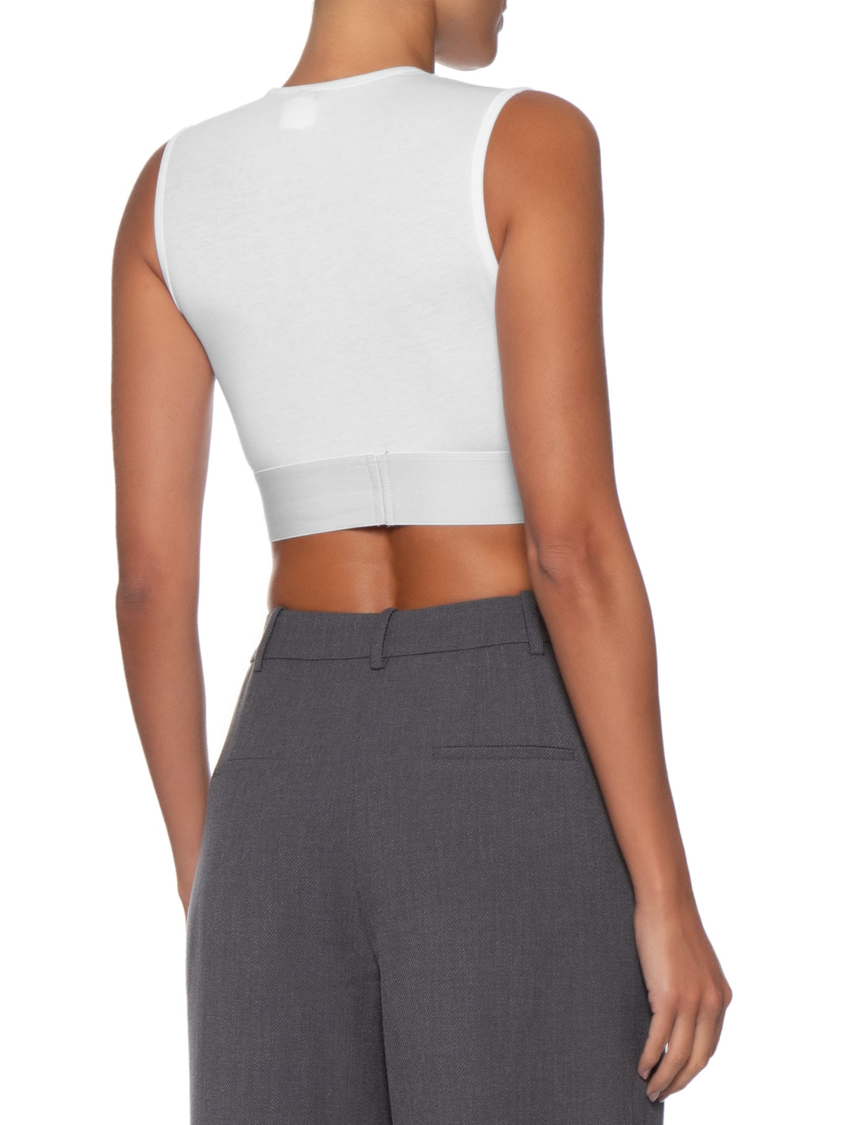 Top Feminino Ada-D-Pop Tank Branco Diesel