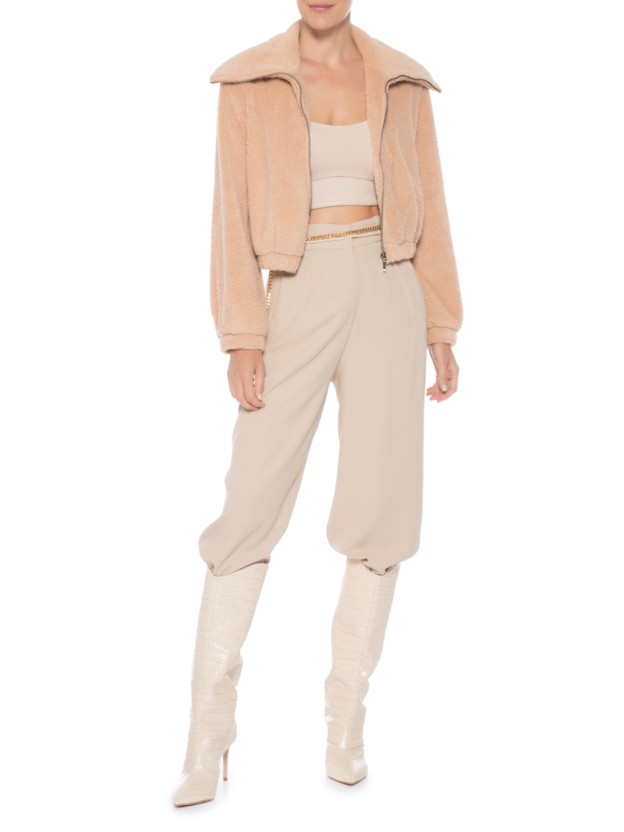 Top Feminino Adele Bege Iorane