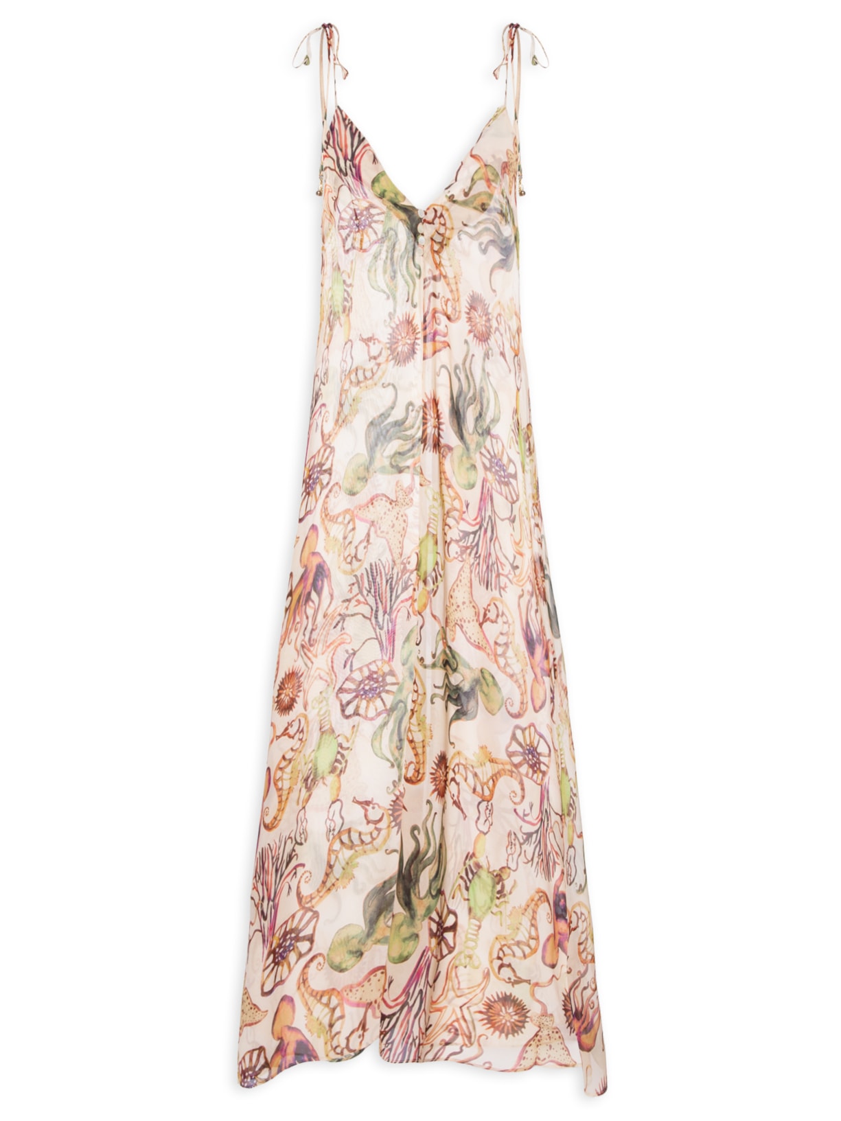 Top Feminino Amarração Alça Resort - Bege