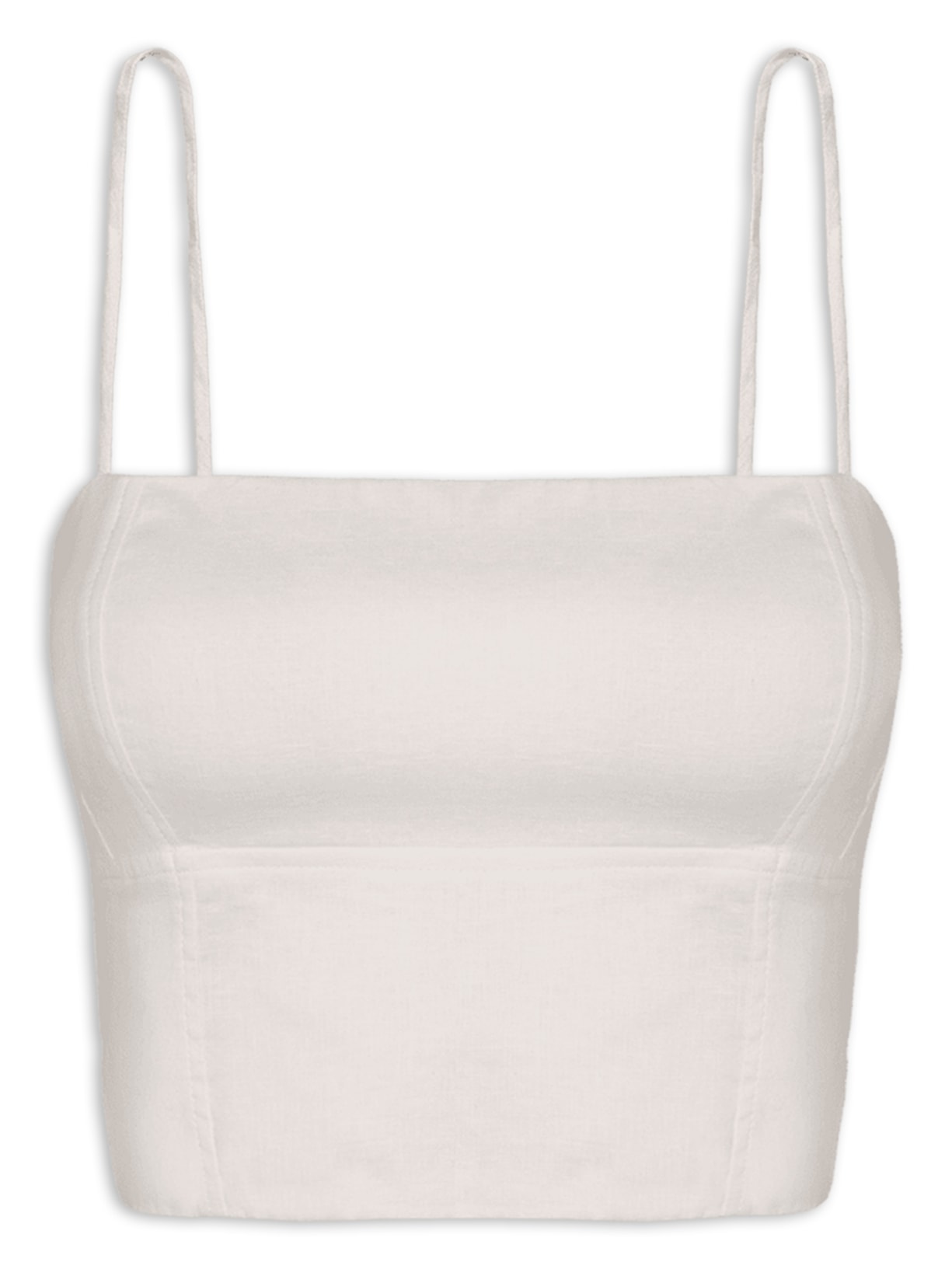 Top Feminino Anika Branco Vix