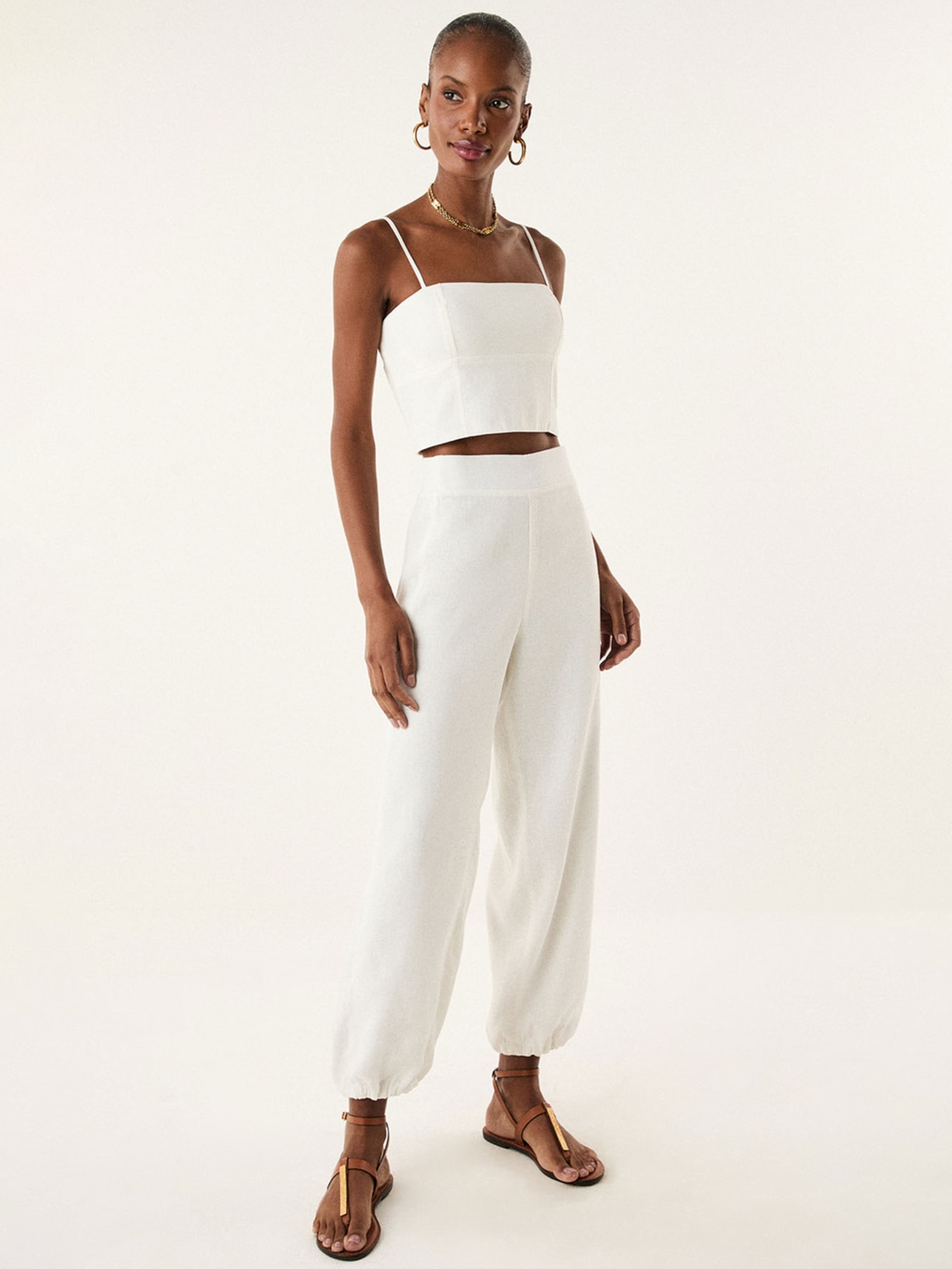 Top Feminino Anika Branco Vix