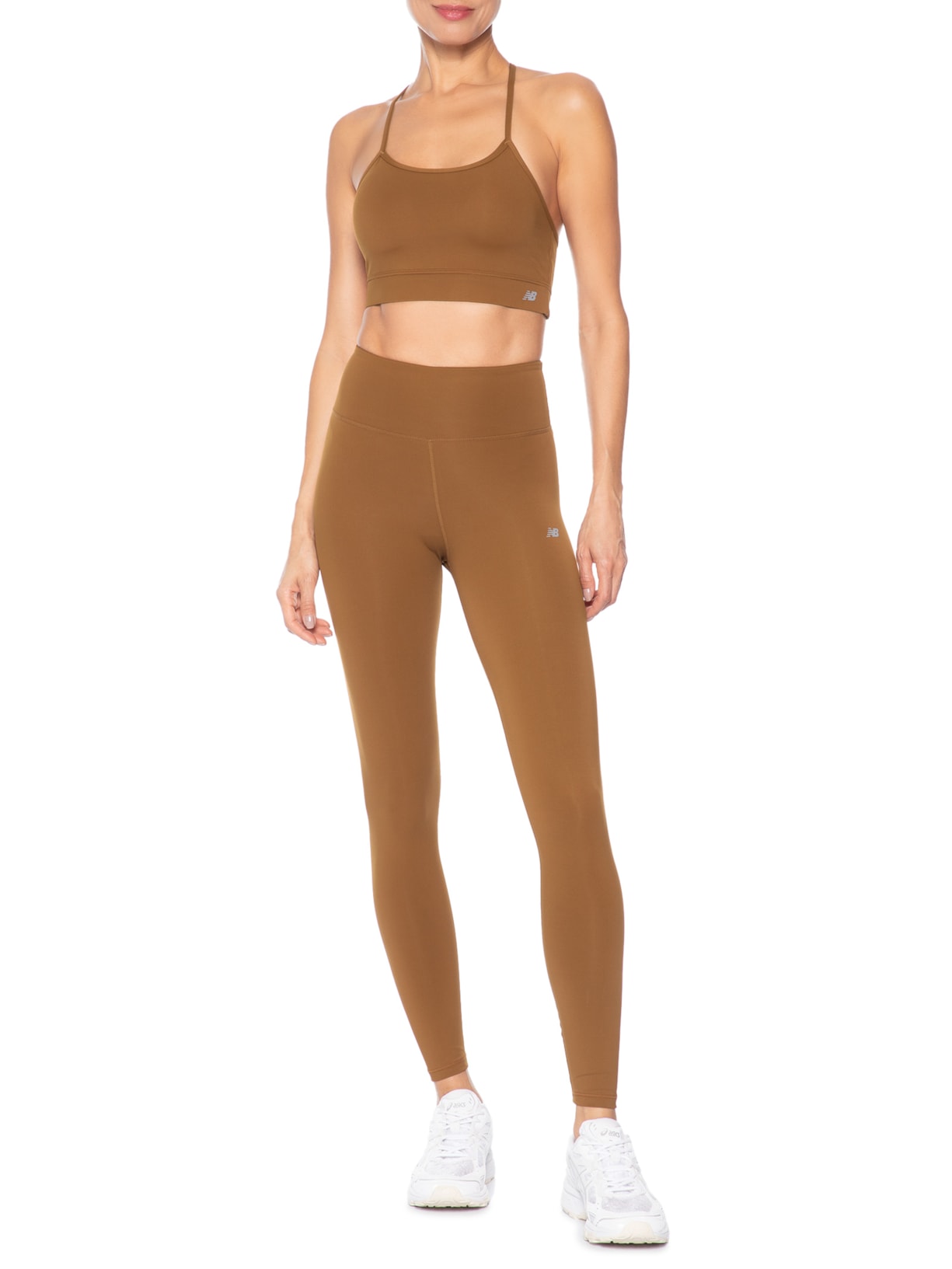Top Feminino Basic Yoga Marrom New Balance