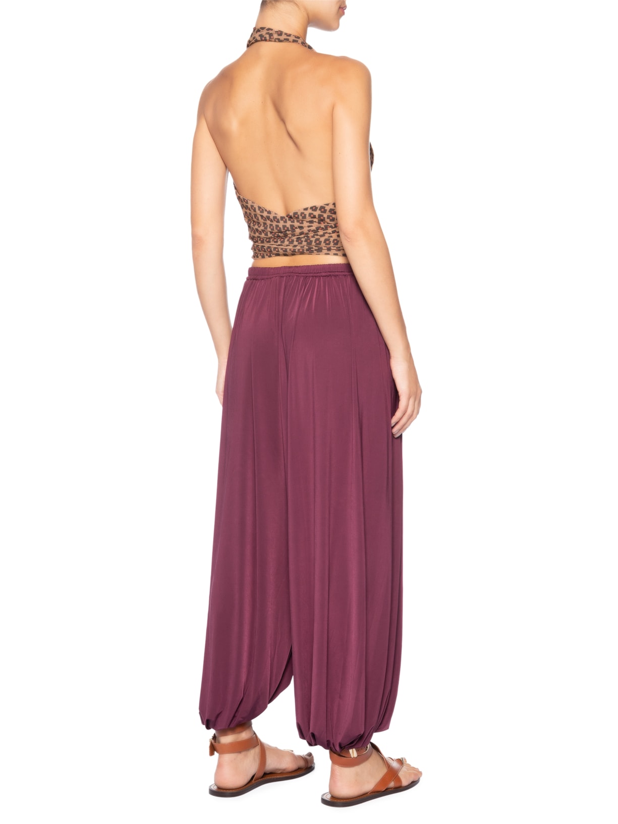 Top Feminino Cachecouer Geo Flow Bronze Rosa Animale