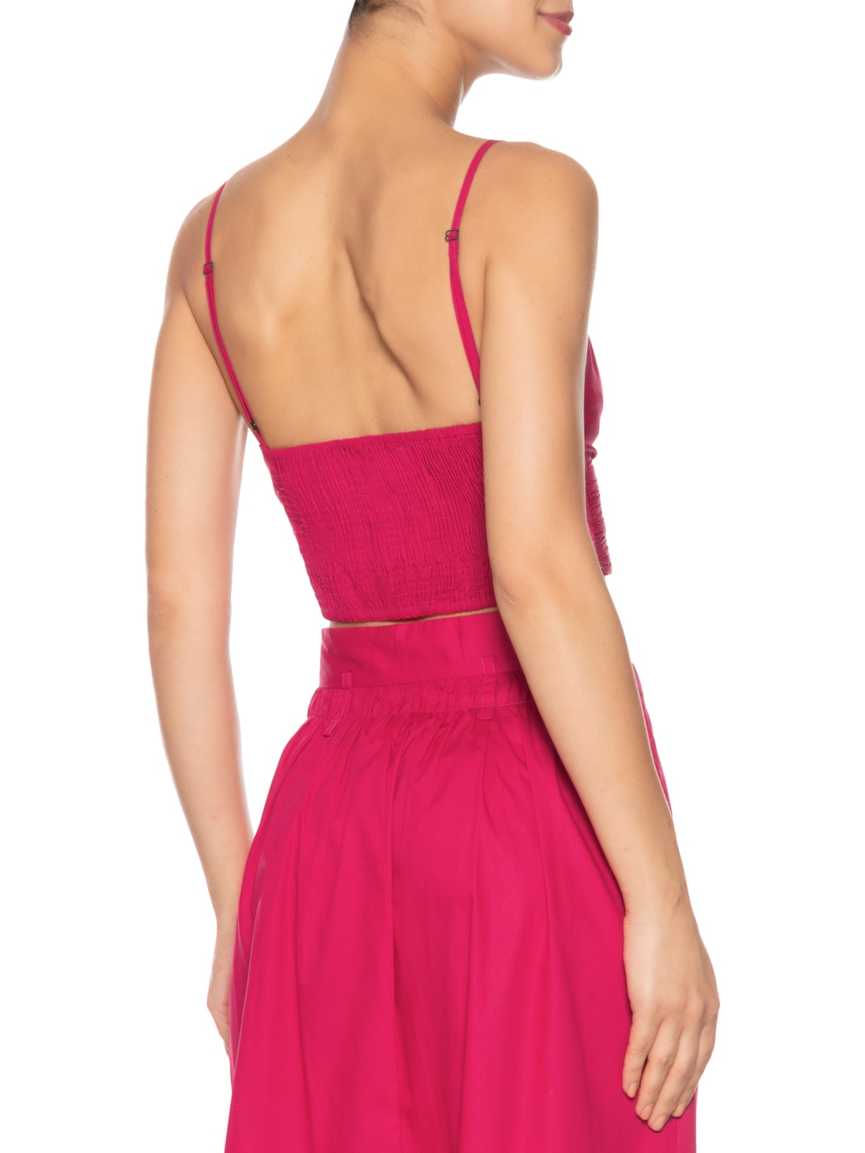 Top Feminino Calda Vermelho Animale