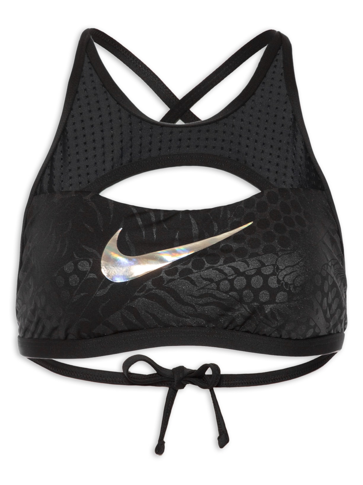 Top Feminino Crossback Bikini - Preto