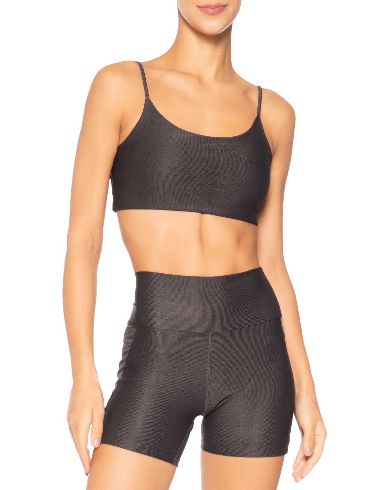 Top Feminino  Curve Allure Adaptiv Marrom Live!