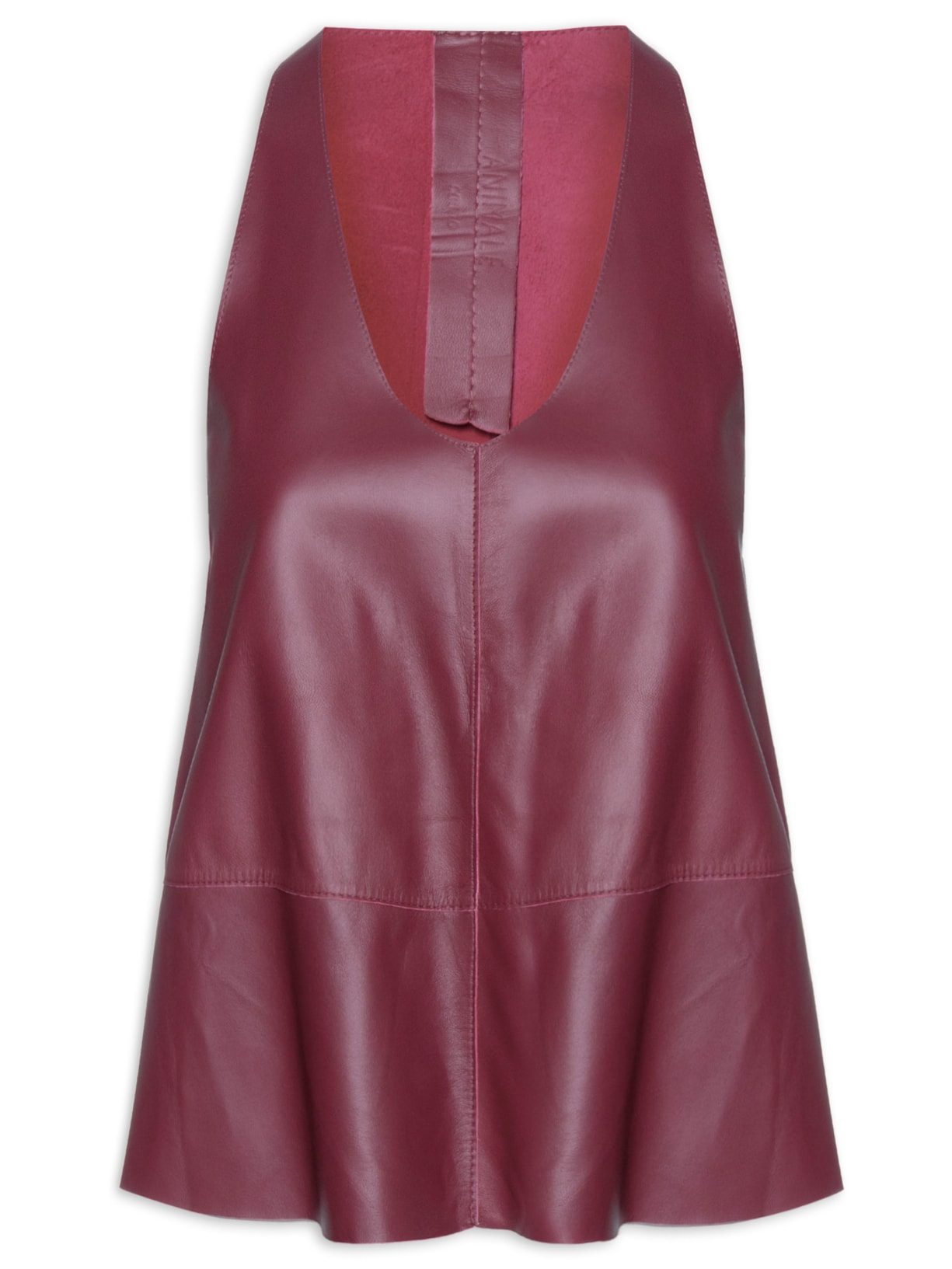 Top Feminino de Couro Nadador Color - Roxo