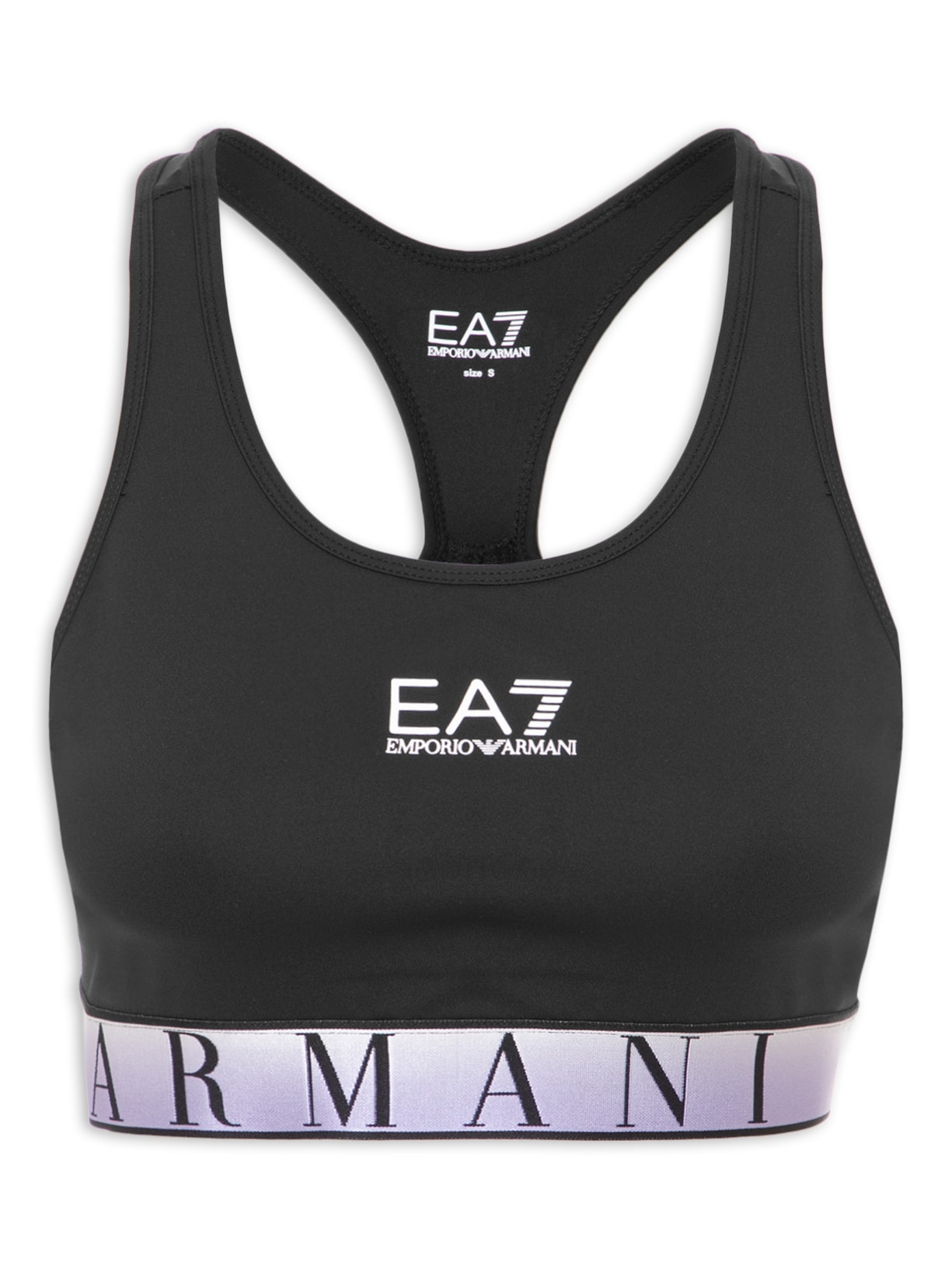 Top Feminino Dynamic Athlete Ventus7 Preto Ea7 Emporio Armani