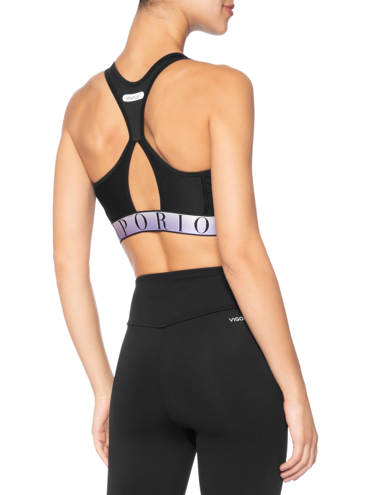 Top Feminino Dynamic Athlete Ventus7 Preto Ea7 Emporio Armani