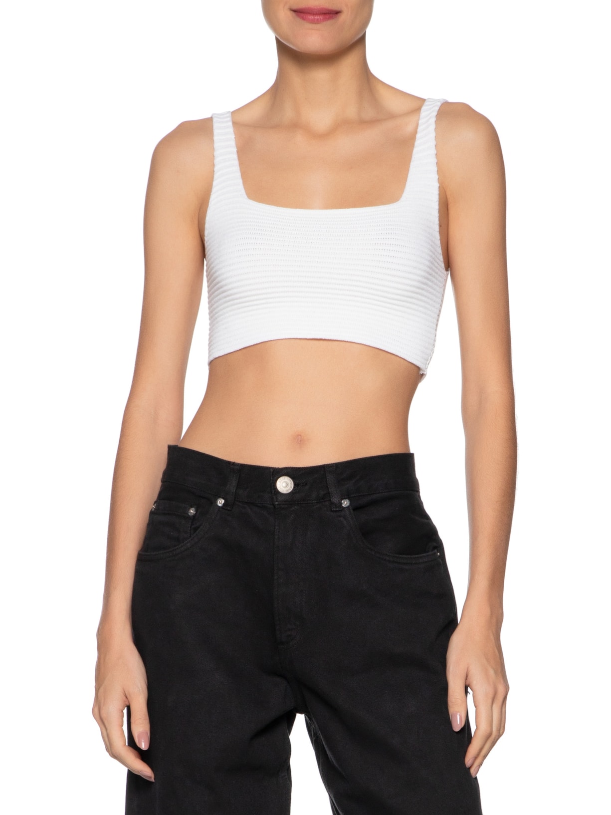 Top Feminino Em Tricot Off White Market 33