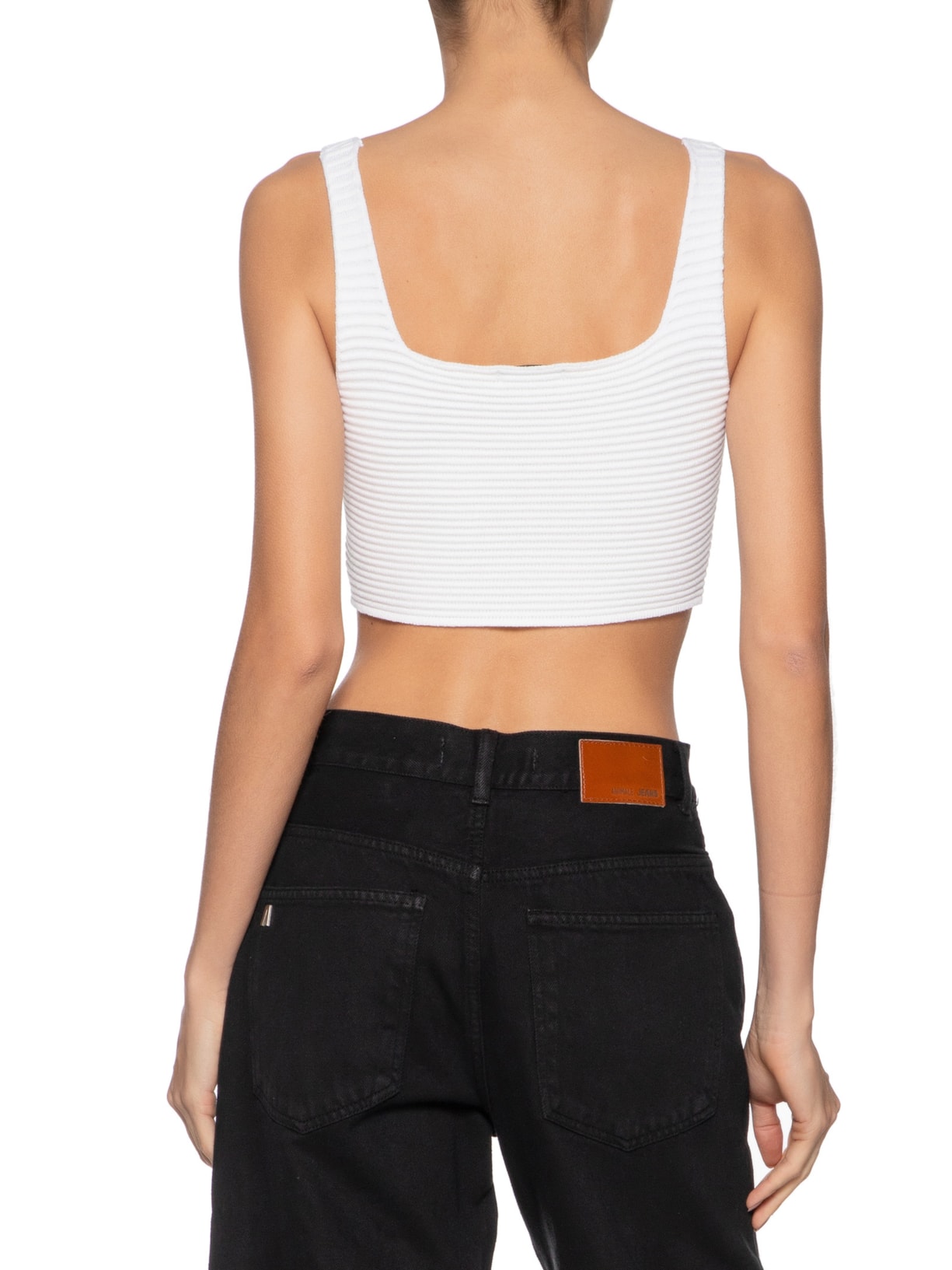 Top Feminino Em Tricot Off White Market 33