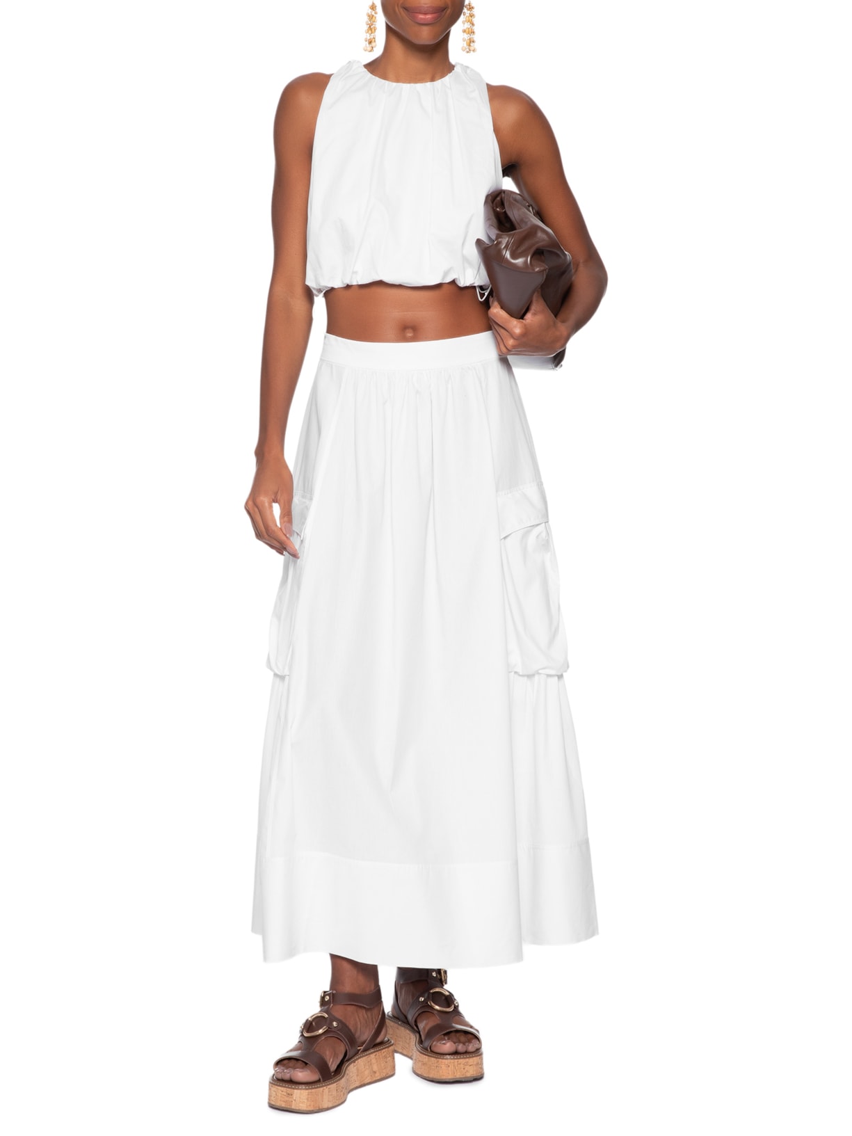Top Feminino  Esportivo – Branco Animale