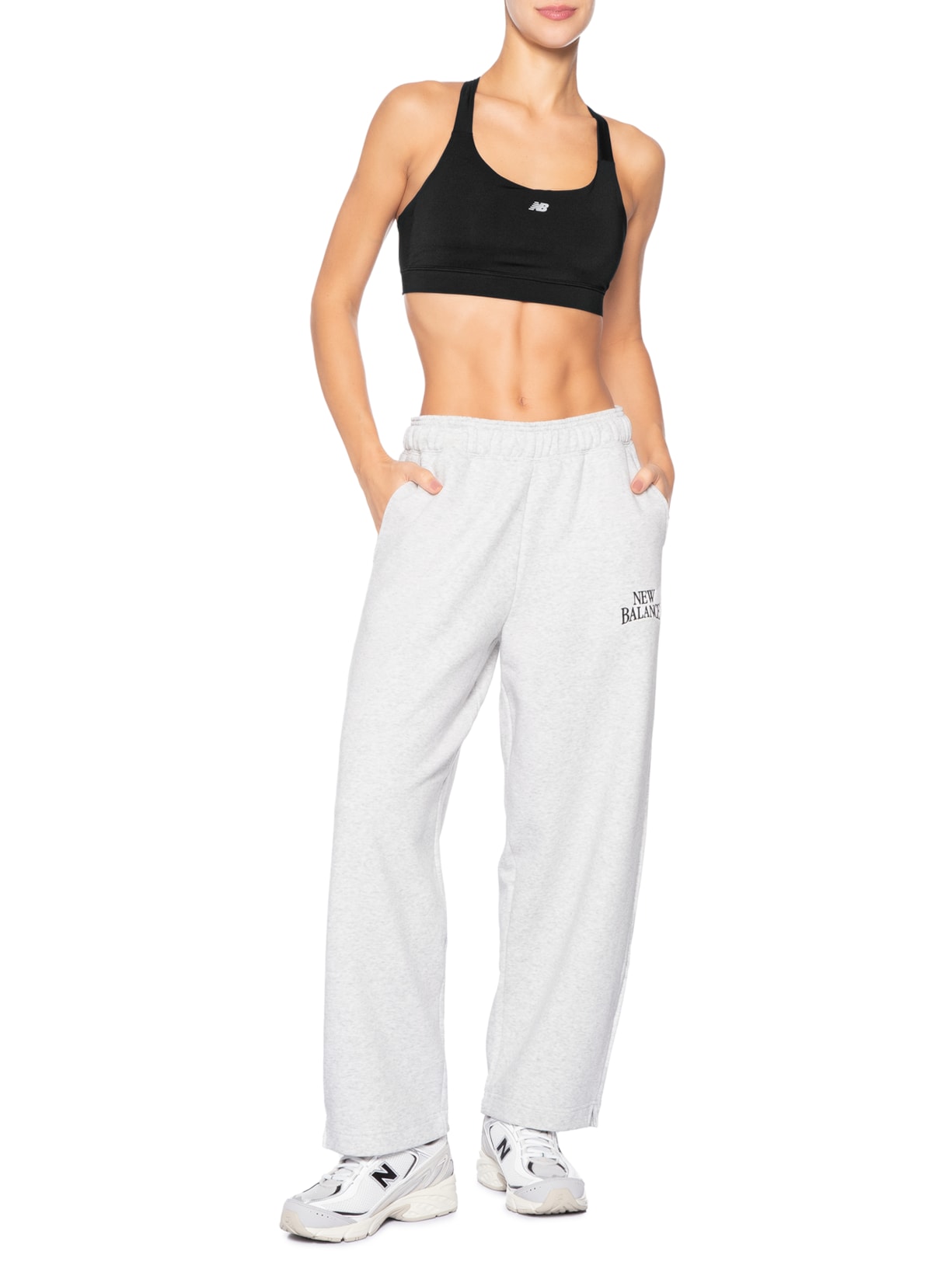 Top Feminino Essentials Run Preto New Balance