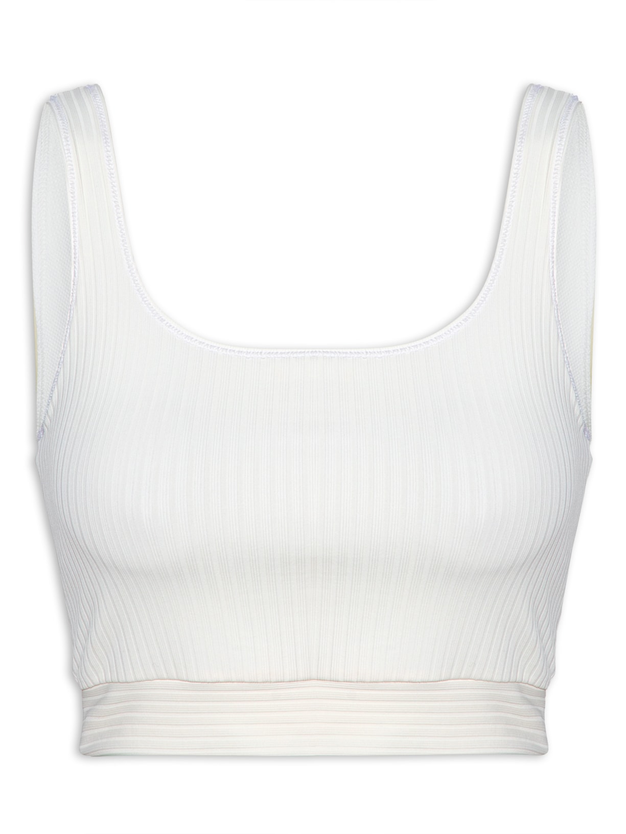 Top Feminino F-box - Off White