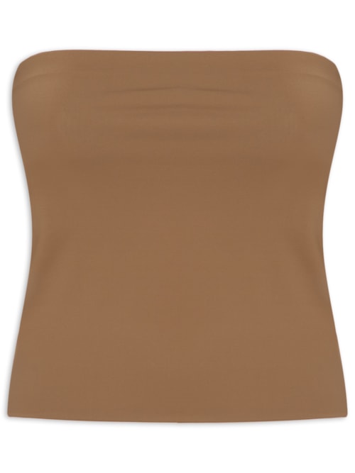 Top Feminino Faixa – Marrom