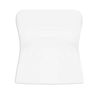 Top Feminino Faixa - Branco