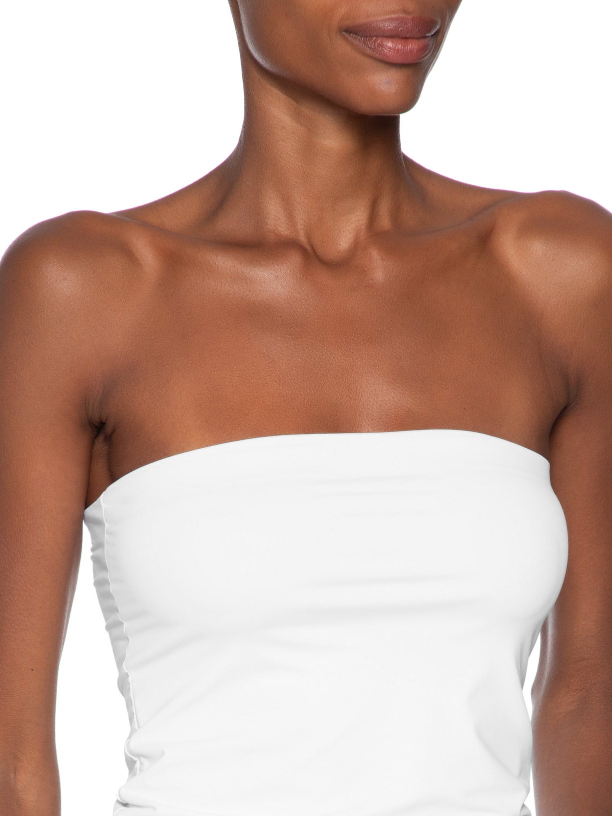 Top Feminino Faixa Branco Market 33