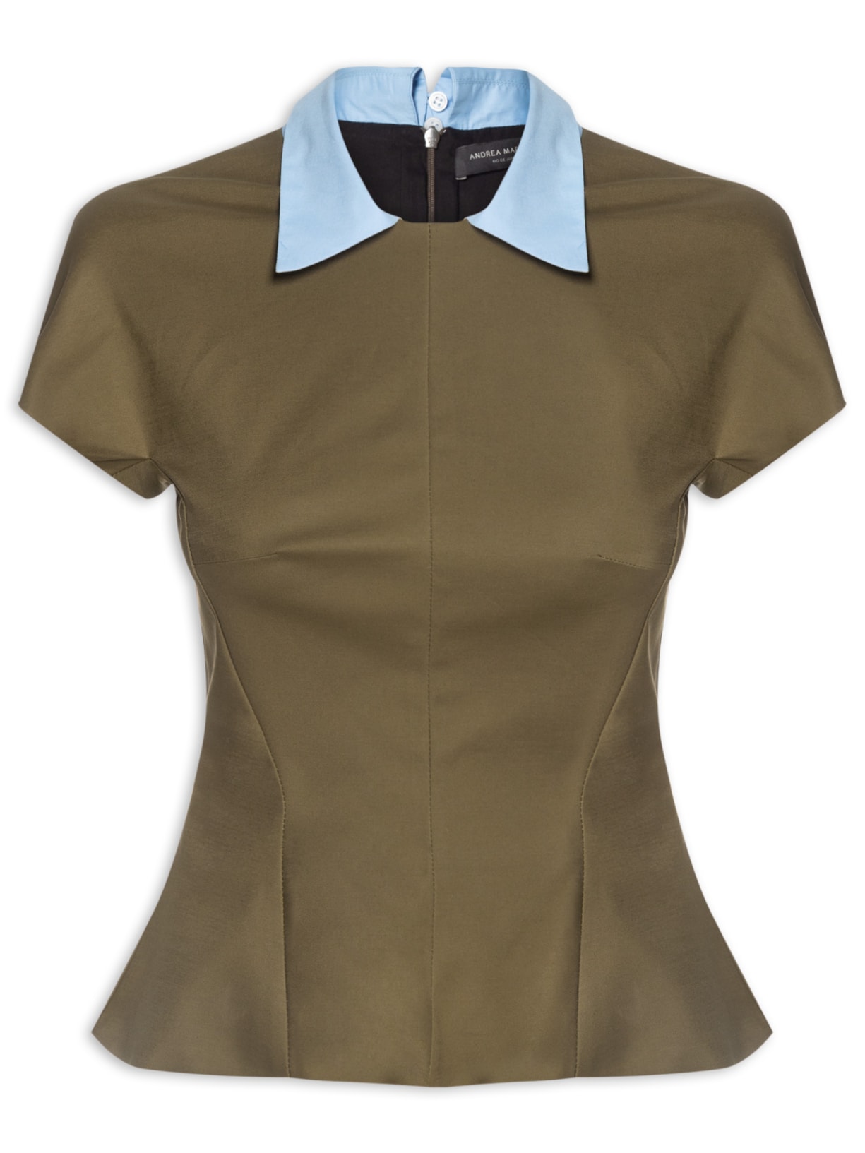 Top Feminino Fianco Gola - Verde