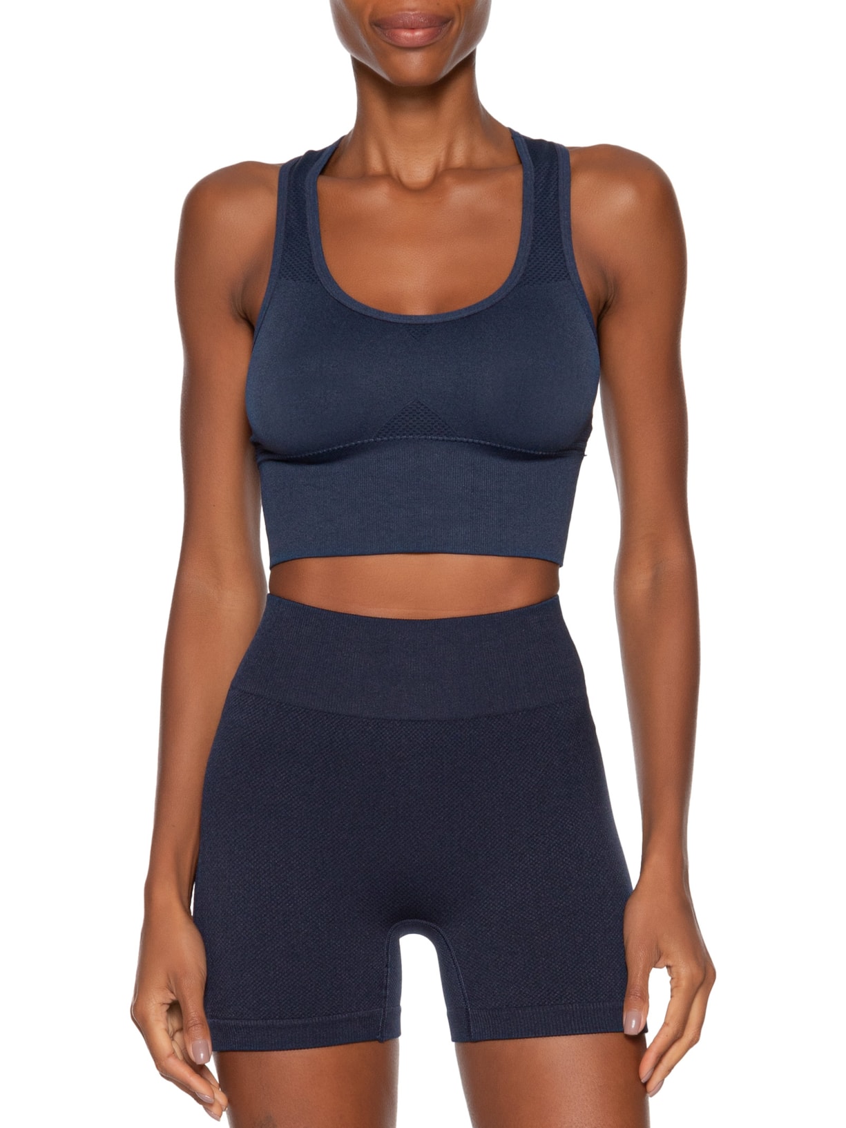 Top Feminino Fitness Com Bojo Removível Azul Basiq