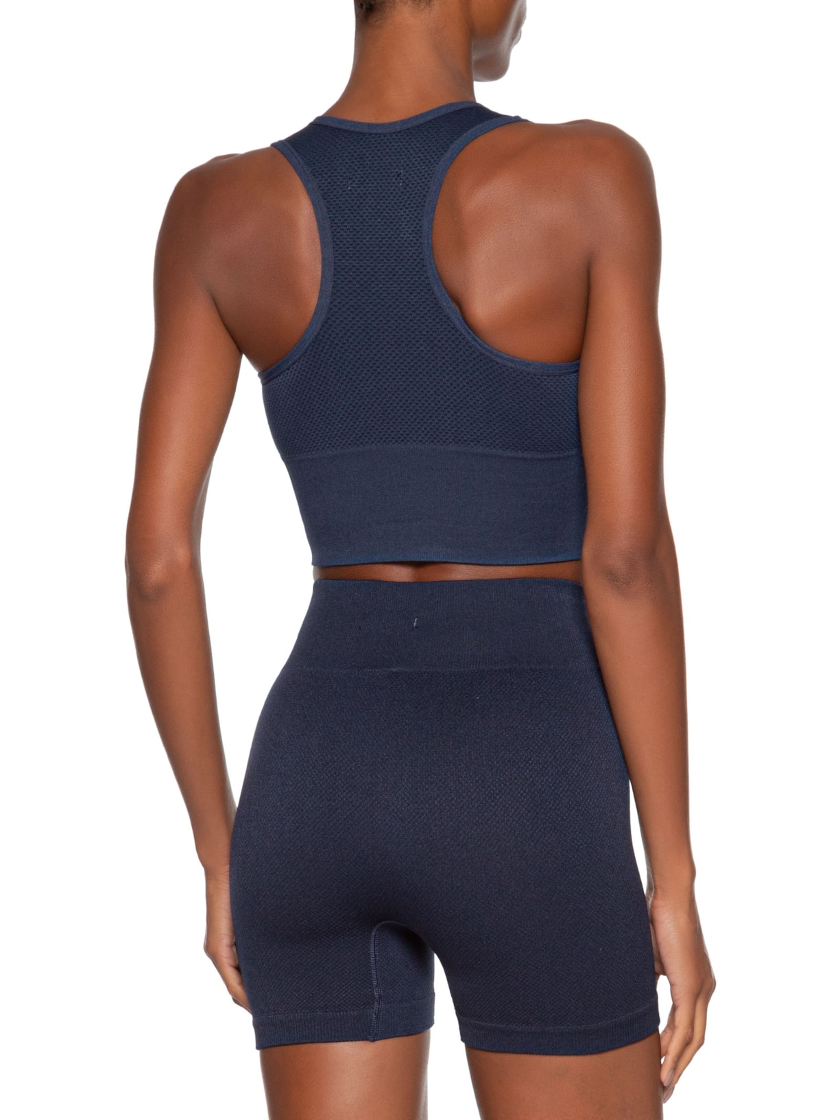 Top Feminino Fitness Com Bojo Removível Azul Basiq