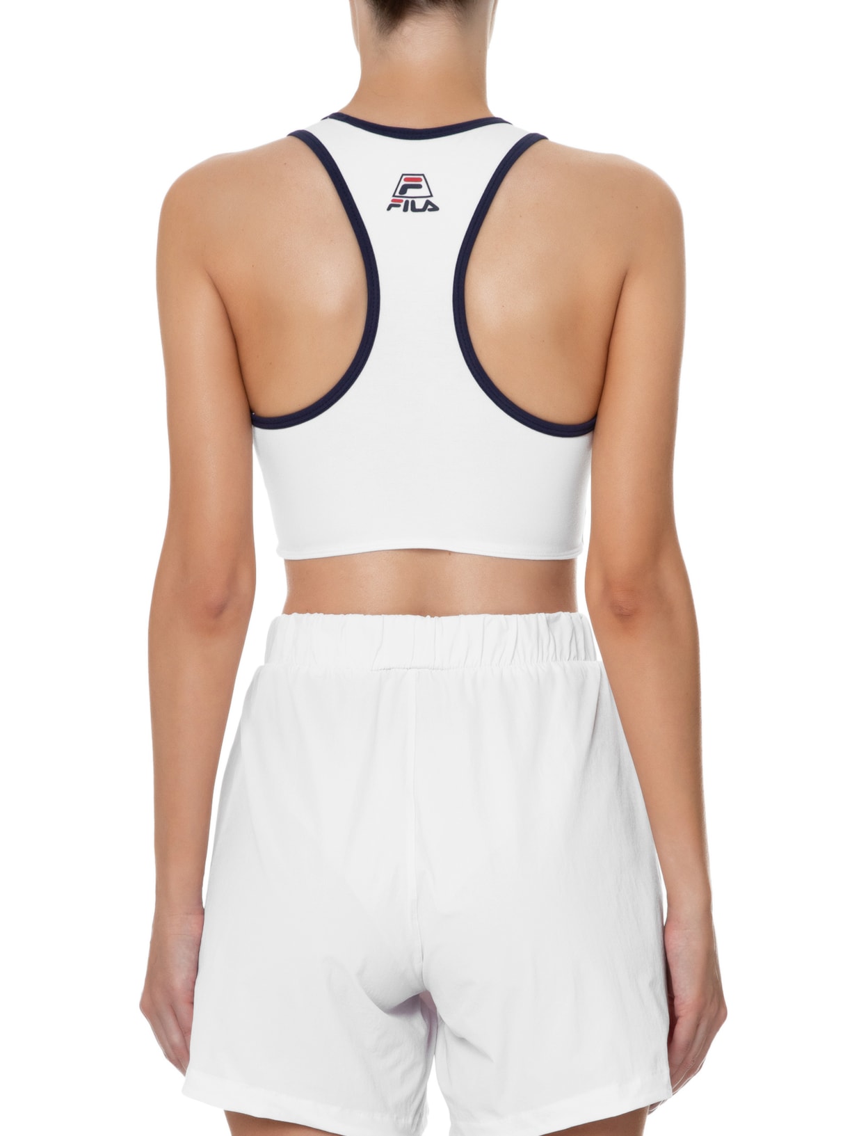 Top Feminino Hoops Branco Fila