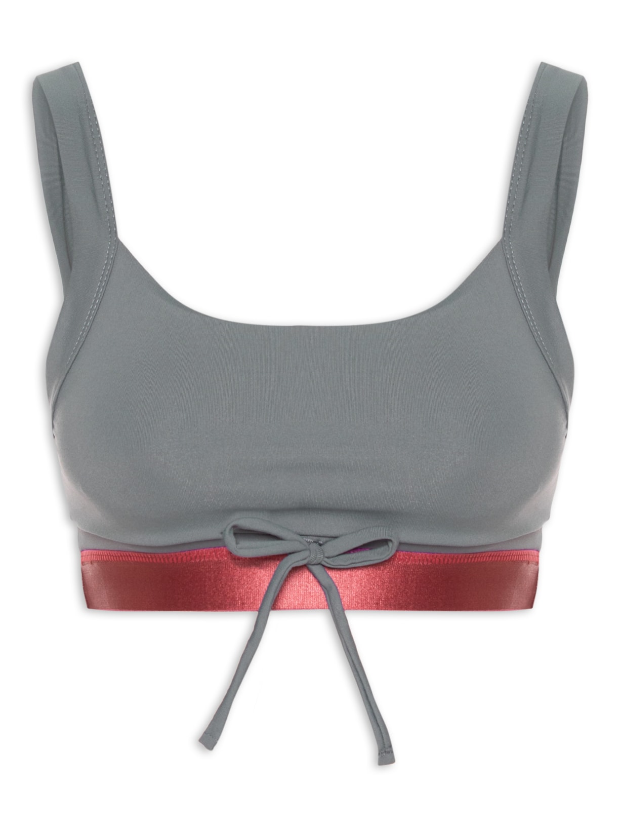 Top Feminino Infinisoft Cinza Lauf