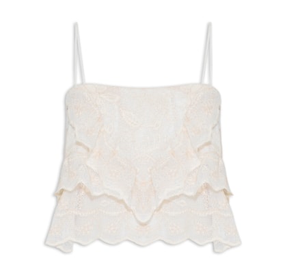 Top Feminino Jardim Secreto V26 - Off White