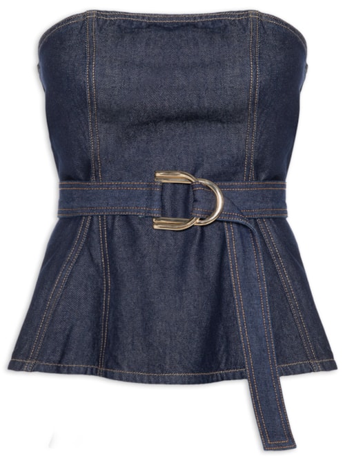 Top Feminino Jessica – Azul