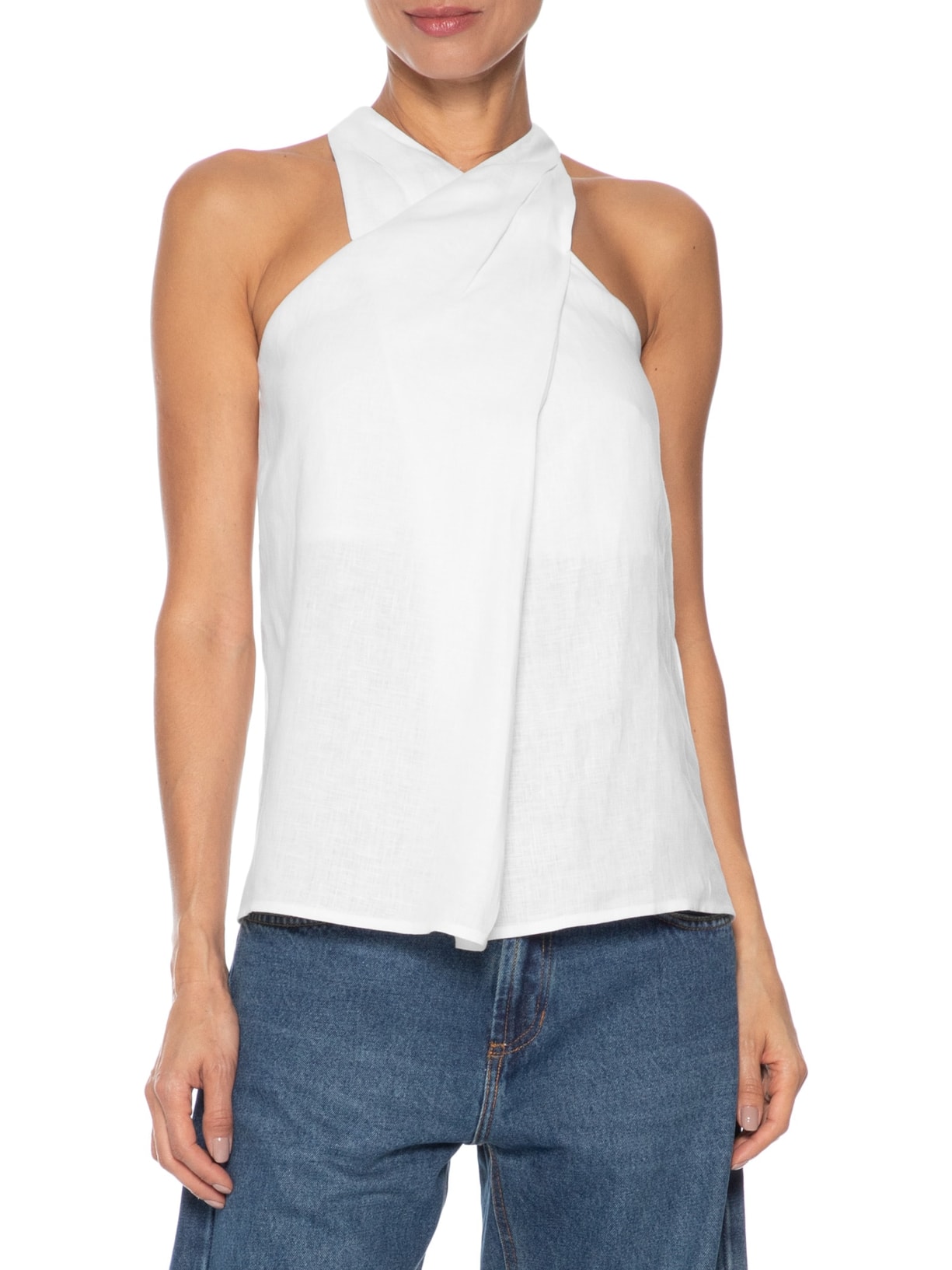Top Feminino Joyce Branco Le Lis