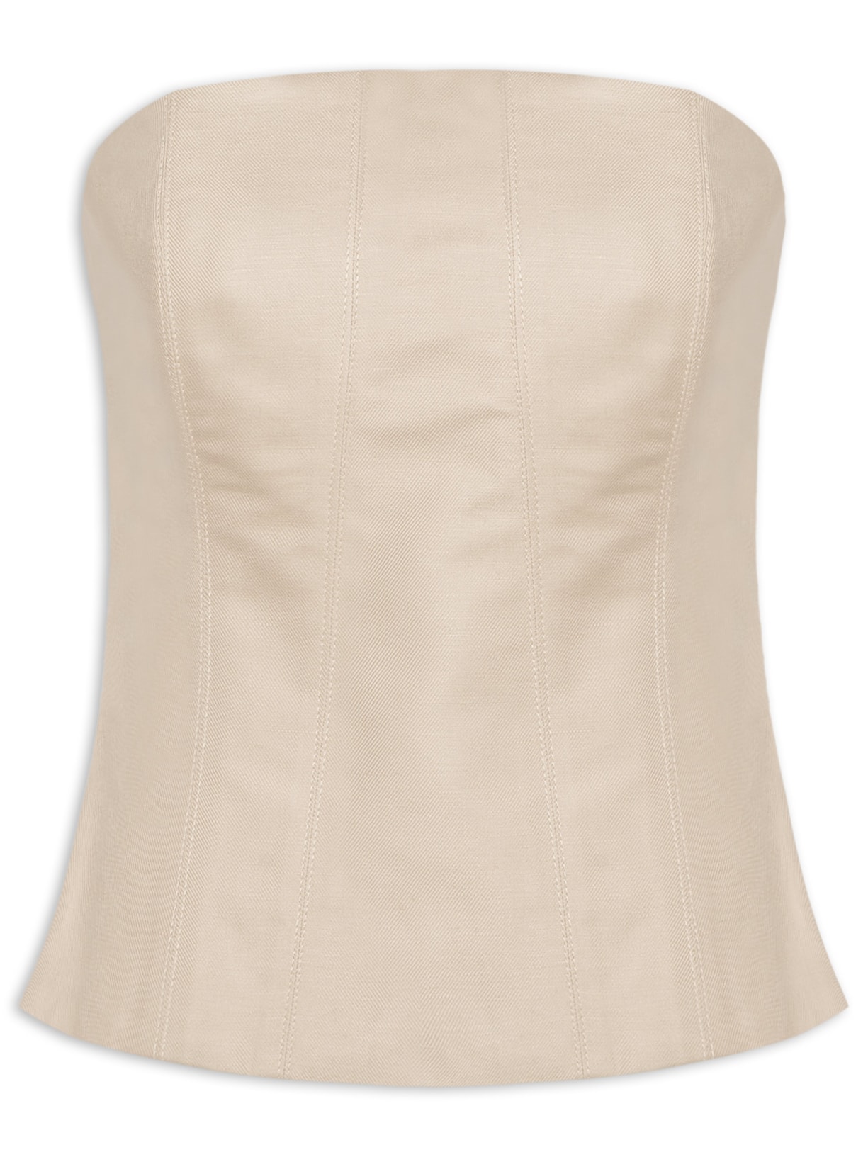 Top Feminino Justo - Bege