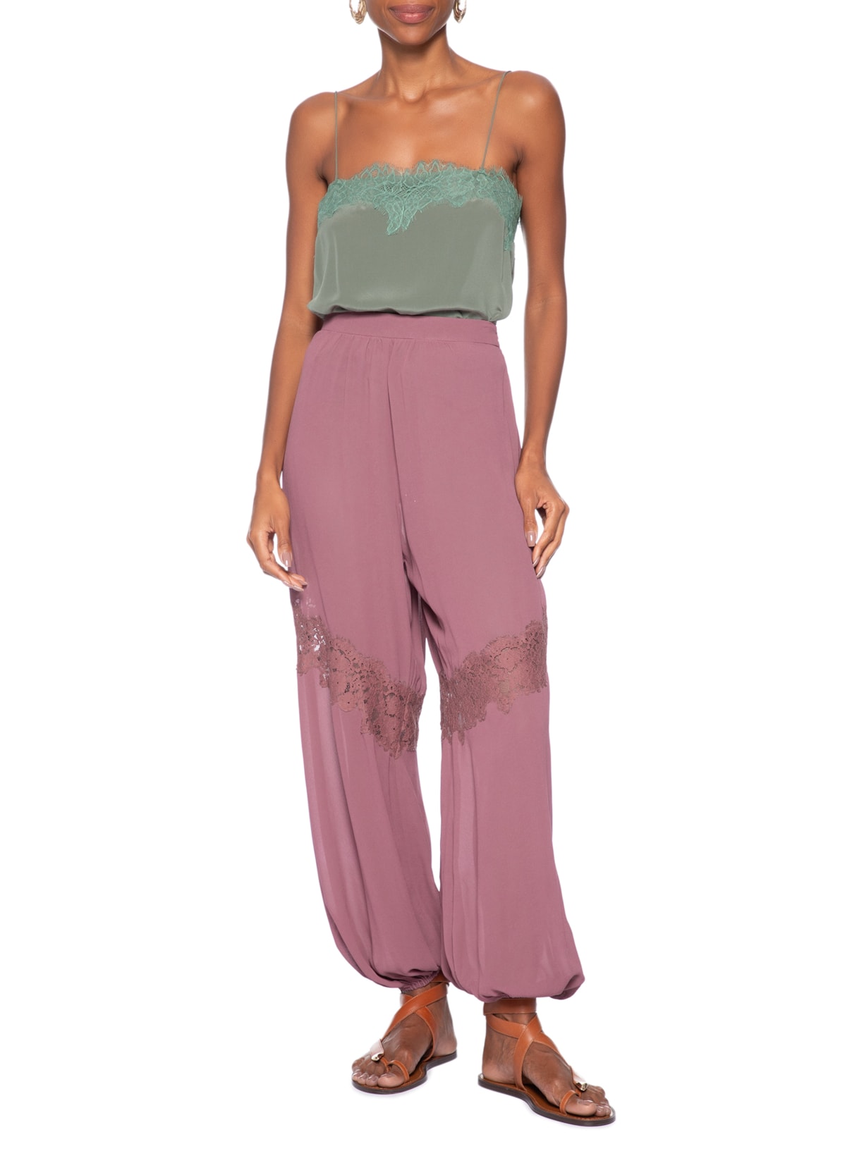 Top Feminino Laura Thyme – Verde Animale