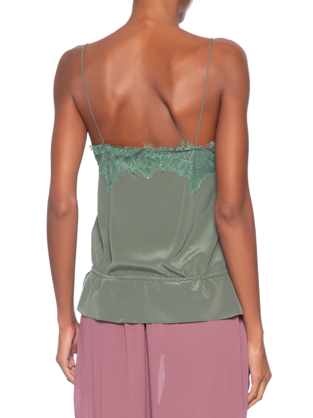Top Feminino Laura Thyme – Verde Animale