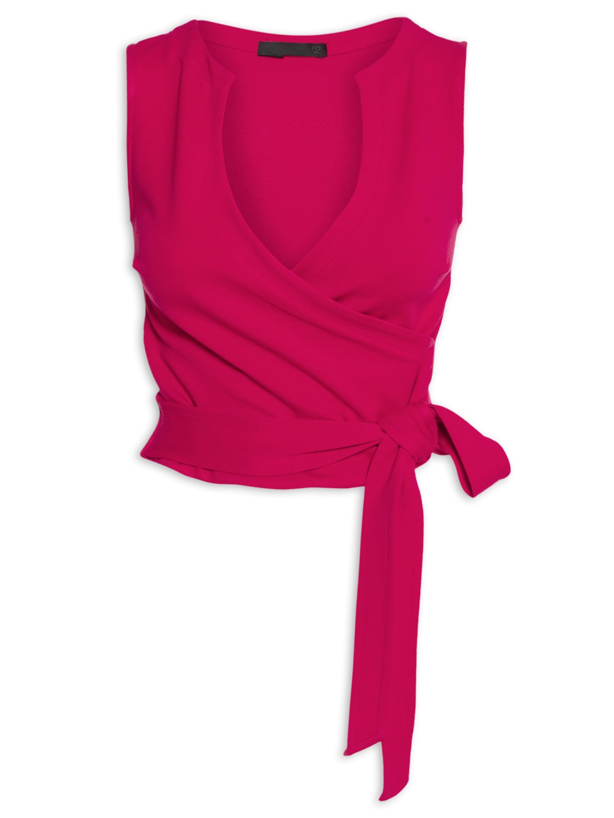 Top Feminino Malha Transpasse - Rosa