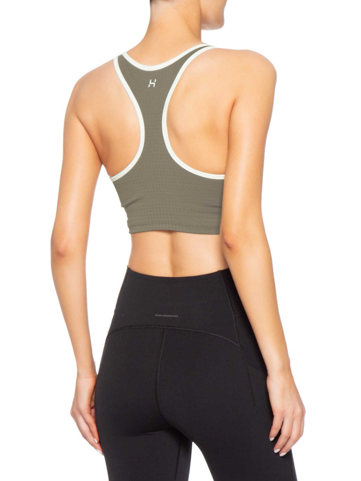 Top Feminino Marrom Hering Sports